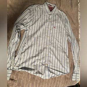Abercrombie muscle button down shirt L